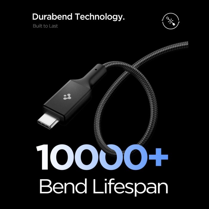 Spigen Essential EB24015CC USB-C / USB-C 240W 150cm Cable - Black
