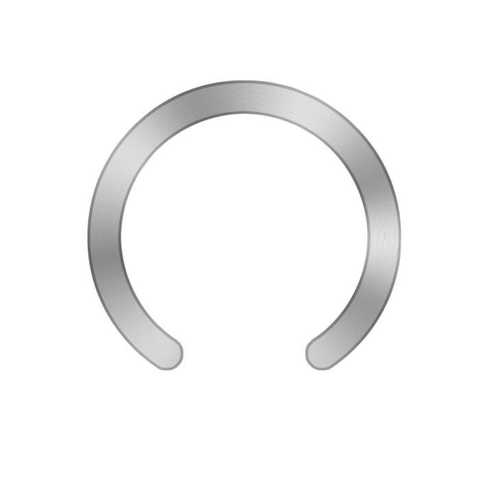 Tech-Protect MMP-210 MagSafe 2-Pack Magnetic Ring - Silver / Navy Blue