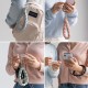 Ringke Holder &amp;amp; Puffer Hand Strap Phone Lanyard - Pink
