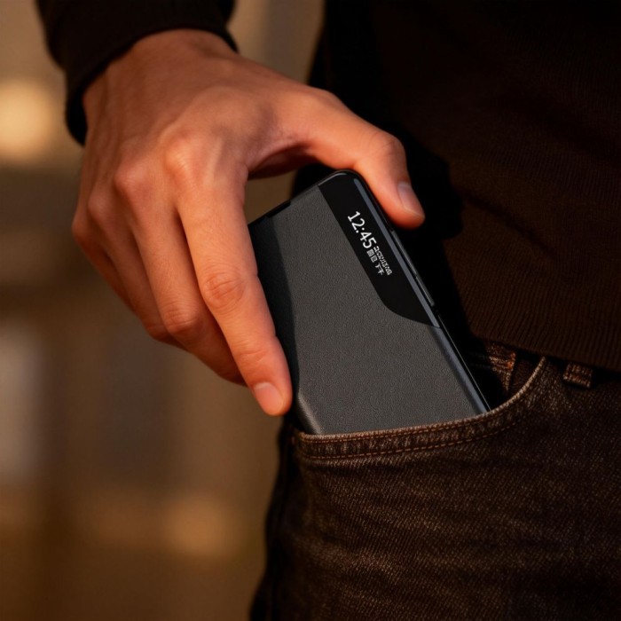 Tech-Protect Smart View Case for Samsung Galaxy A37 5G - Black