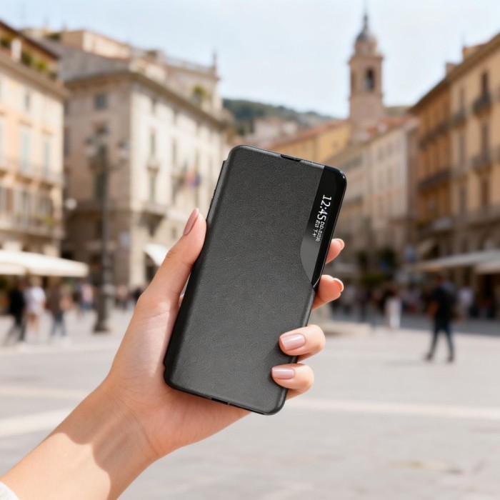 Tech-Protect Smart View Case for Samsung Galaxy A37 5G - Black