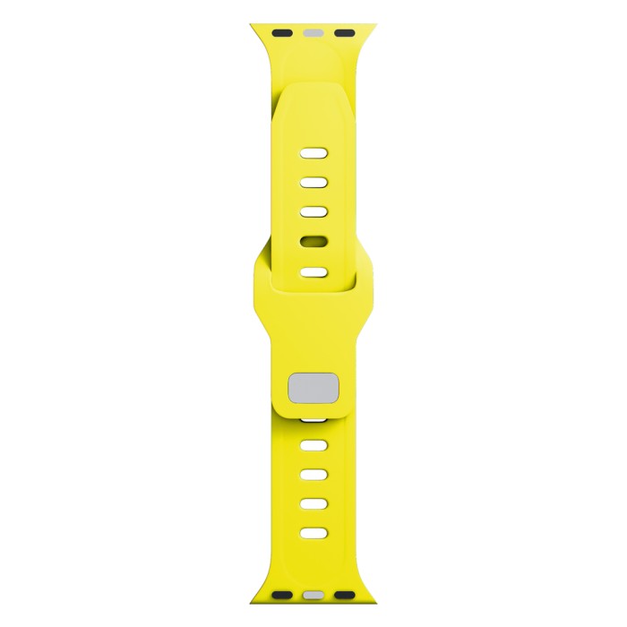 3mk Silicone Watch Strap for Apple Watch 38 / 40 / 41 mm - yellow