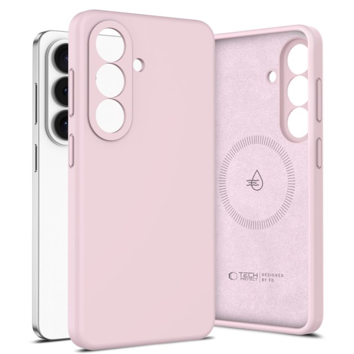 Tech-Protect Silicone MagSafe Case for Samsung Galaxy S26+ - Pink