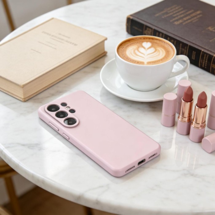 Tech-Protect Silicone MagSafe Case for Samsung Galaxy S26 Ultra - Pink