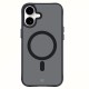3mk Smoke MagCase with MagSafe for iPhone 16 - semi-transparent