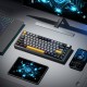 Machenike K600-B82W Wireless Mechanical Backlit Gaming Keyboard GR Silver Switch - Black