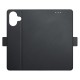 3mk Wallet Case for iPhone 16 - Black