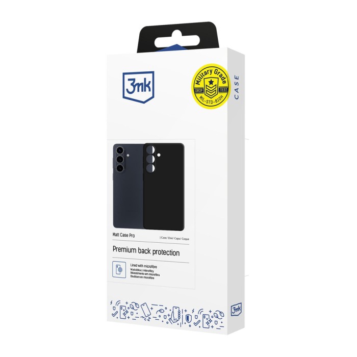 3mk Matt Case Pro for Samsung Galaxy S26+ - matte black