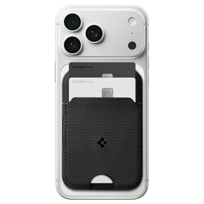 Spigen Slim Fold Tripod Wallet S314-2 MagSafe Magnetic Phone Case - Black