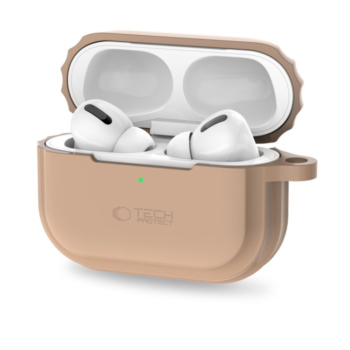Tech-Protect Silicone Rope Case for Apple AirPods Pro 1/2 - Light Brown