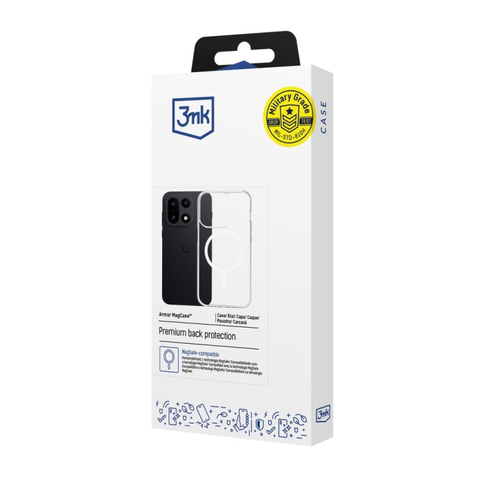 3mk Armor MagCase for OnePlus 15 5G - Transparent