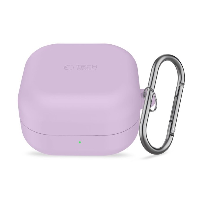 Tech-Protect Silicone Hook Case for Samsung Galaxy Buds 4 / 4 Pro - Purple