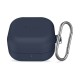 Tech-Protect Silicone Hook Case for Samsung Galaxy Buds 4 / 4 Pro - Navy Blue