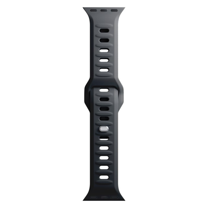 3mk Silicone Watch Strap for Apple Watch 38 / 40 / 41 mm - black