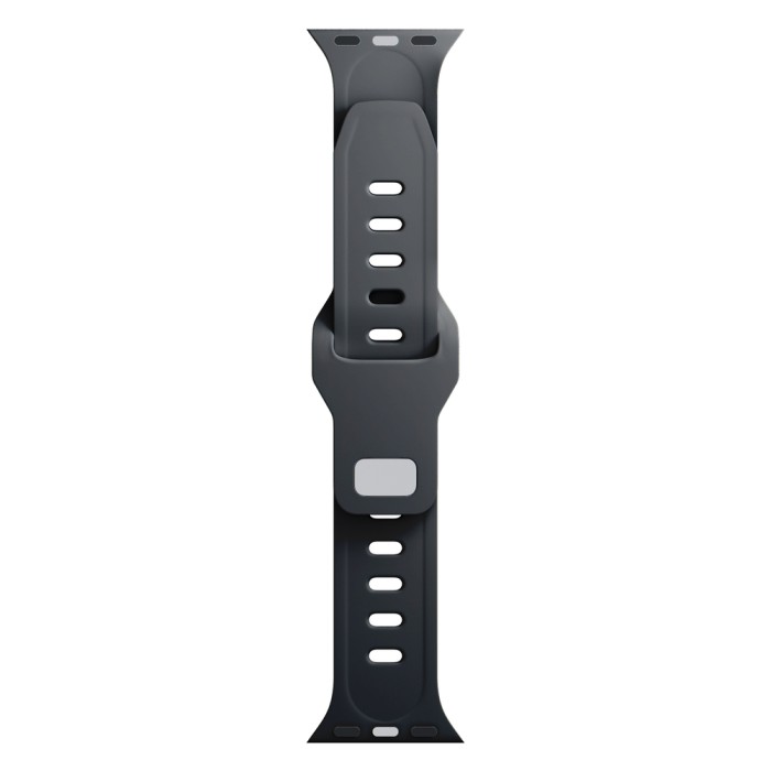 3mk Silicone Watch Strap for Apple Watch 38 / 40 / 41 mm - black