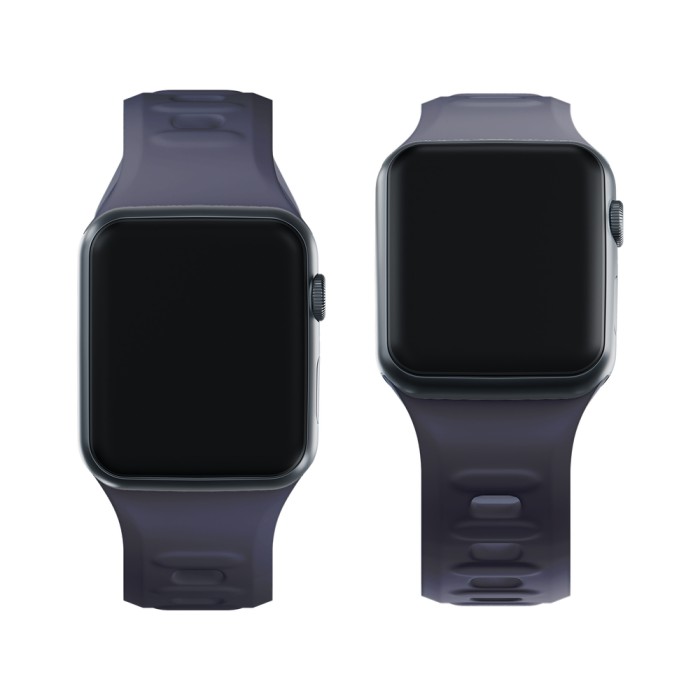 3mk Silicone Watch Strap for Apple Watch 38 / 40 / 41 mm - gray