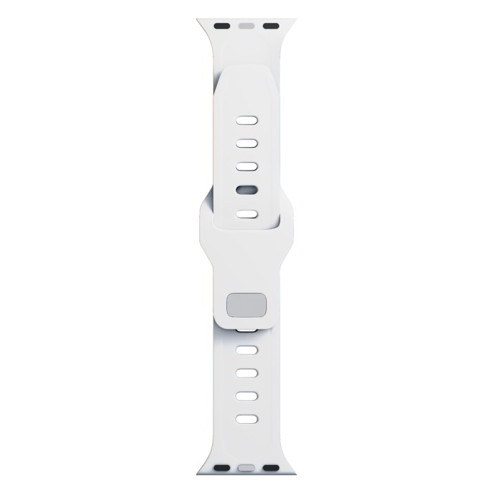 3mk Silicone Watch Strap for Apple Watch 38 / 40 / 41 mm - white