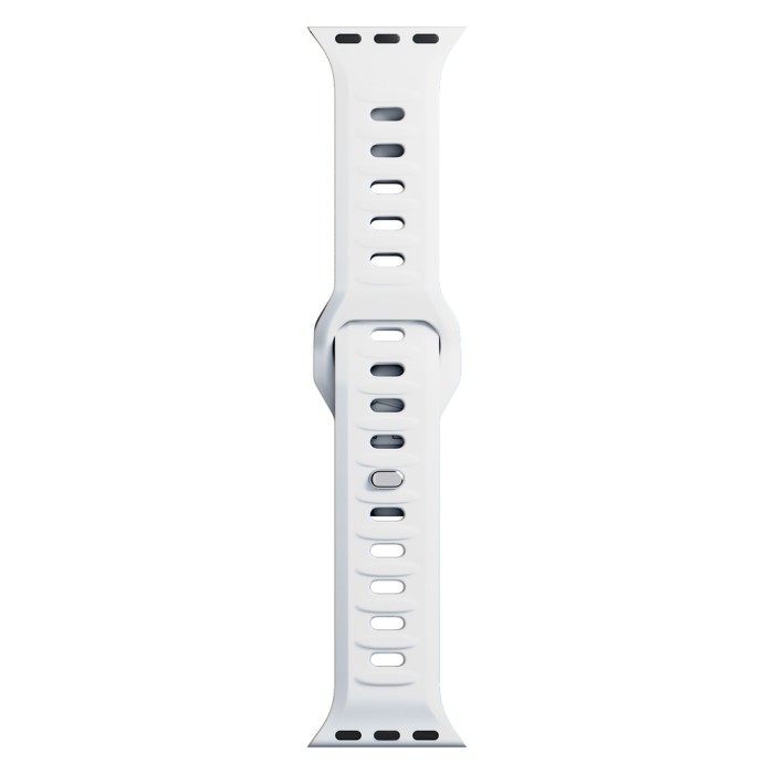 3mk Silicone Watch Strap for Apple Watch 38 / 40 / 41 mm - white