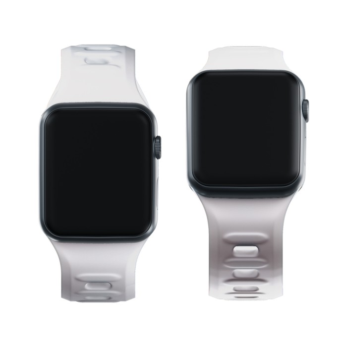 3mk Silicone Watch Strap for Apple Watch 38 / 40 / 41 mm - white