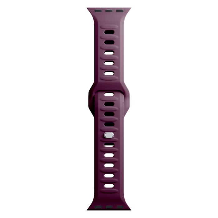 3mk Silicone Watch Strap for Apple Watch 42 / 44 / 45 / 49 mm - Burgundy