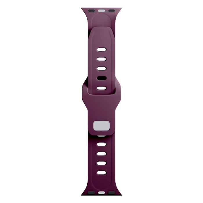 3mk Silicone Watch Strap for Apple Watch 42 / 44 / 45 / 49 mm - Burgundy