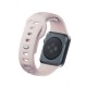 3mk Silicone Watch Strap for Apple Watch 42 / 44 / 45 / 49 mm - Burgundy