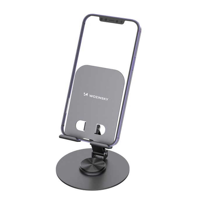 Wozinsky WPT-K95 swivel stand for phone and tablet - gray