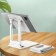 Wozinsky WPT-K28 Desk Stand for Phone Tablet Smartphone Holder Foldable - White