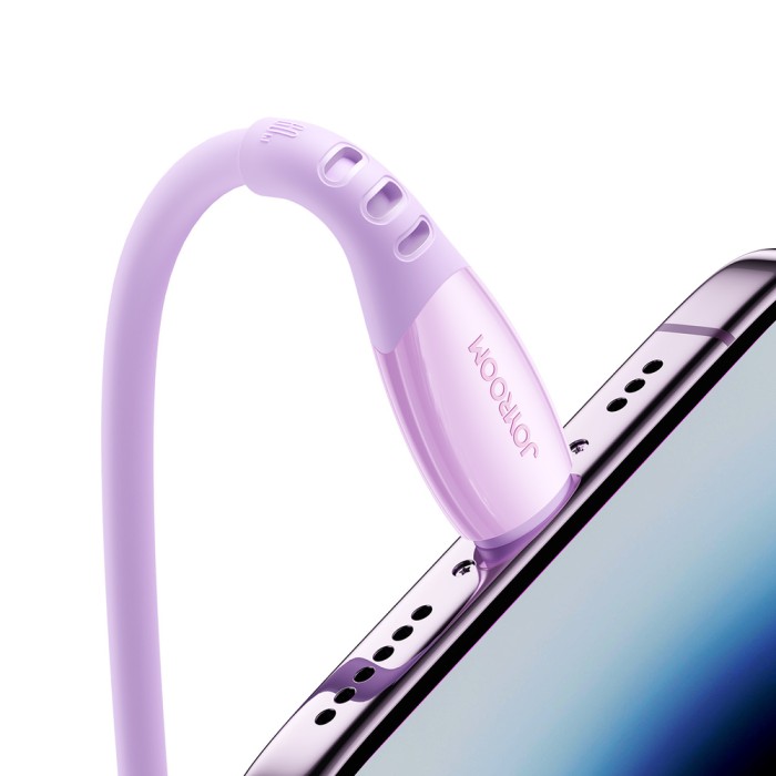 Joyroom S-A59 Vibrant Series 60W USB-C - USB-C Cable 1.2m - Purple