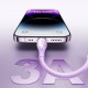Joyroom S-A59 Vibrant Series 3A USB-A - Lightning cable 1.2m - purple