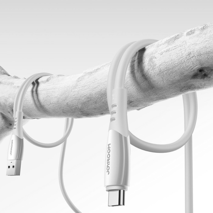 Joyroom S-A59 Vibrant Series 3A USB-A - USB-C cable 1.2m - white