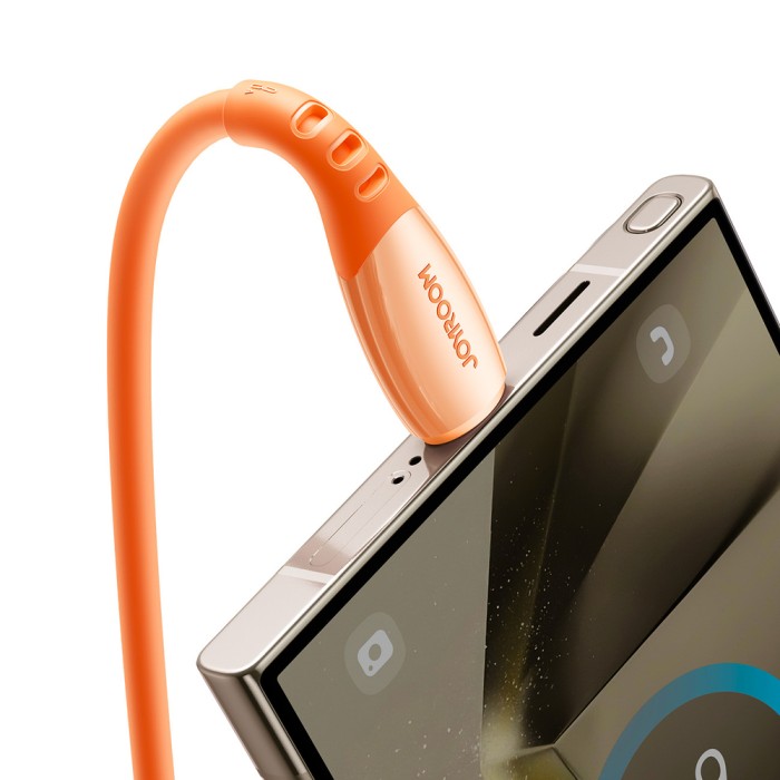 Joyroom S-A59 Vibrant Series 3A USB-A - USB-C Cable 1.2m - Orange