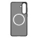 Samsung Capella Magnet Case for Samsung Galaxy S26+, compatible with MagSafe - black