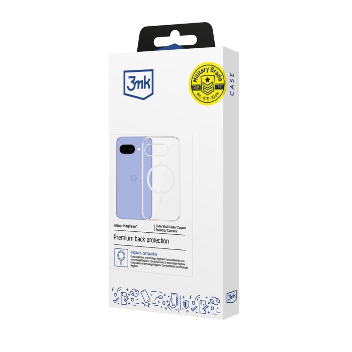 3mk Armor MagCase for Google Pixel 10A - Transparent
