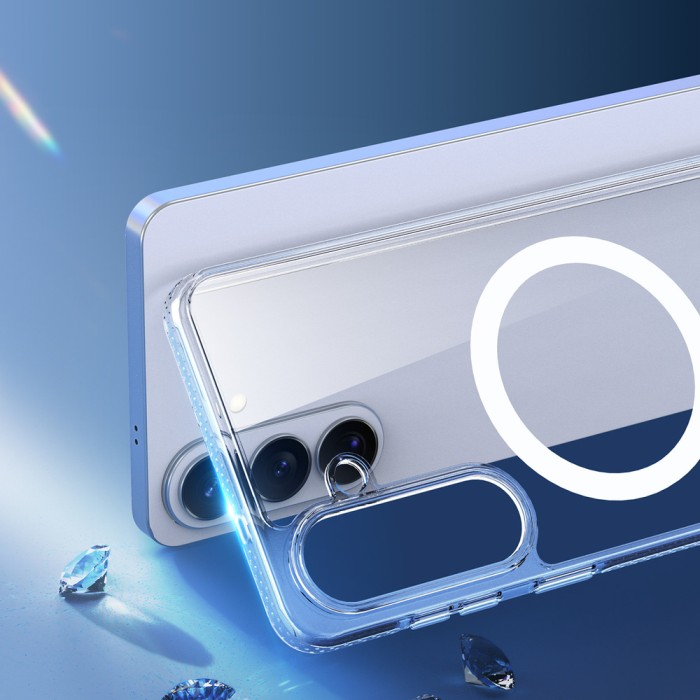 Dux Ducis Clin Mag Case Compatible with MagSafe for Samsung S26 - Transparent