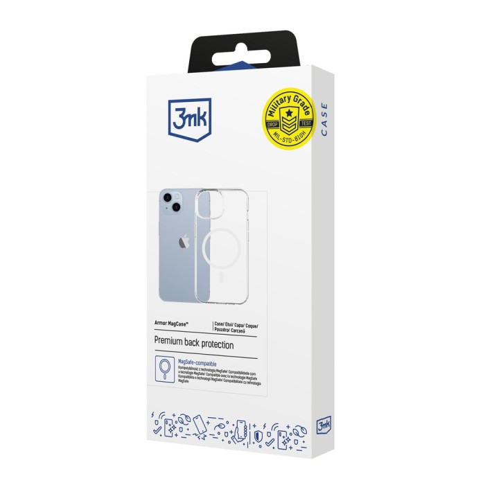 3mk Armor Magcase for iPhone 14 Plus - Transparent