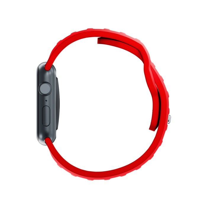 3mk Silicone Watch Strap for Apple Watch 38 / 40 / 41 mm - red