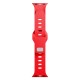 3mk Silicone Watch Strap for Apple Watch 38 / 40 / 41 mm - red