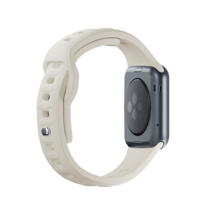 3mk Silicone Watch Strap for Apple Watch 42/44/45/49mm - beige