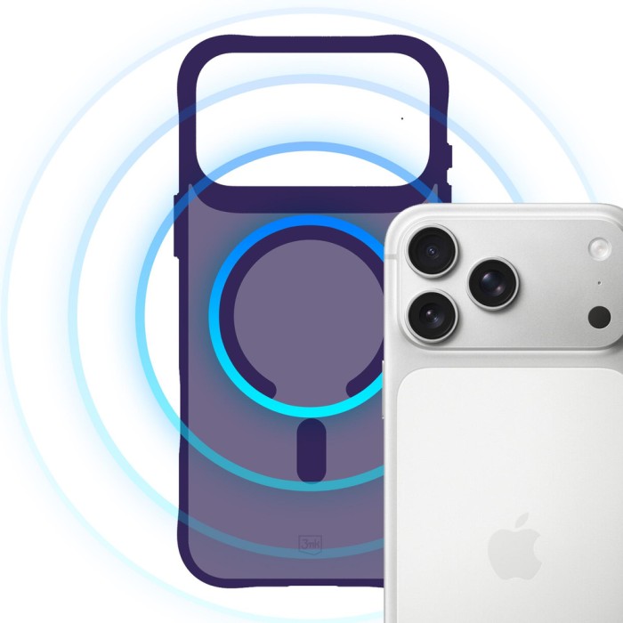 3mk Smoke MagCase for iPhone 17 Pro - Purple-Translucent