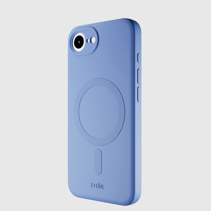 SBS Instinct Mag Case for iPhone 16e / 17e Compatible with MagSafe - Blue