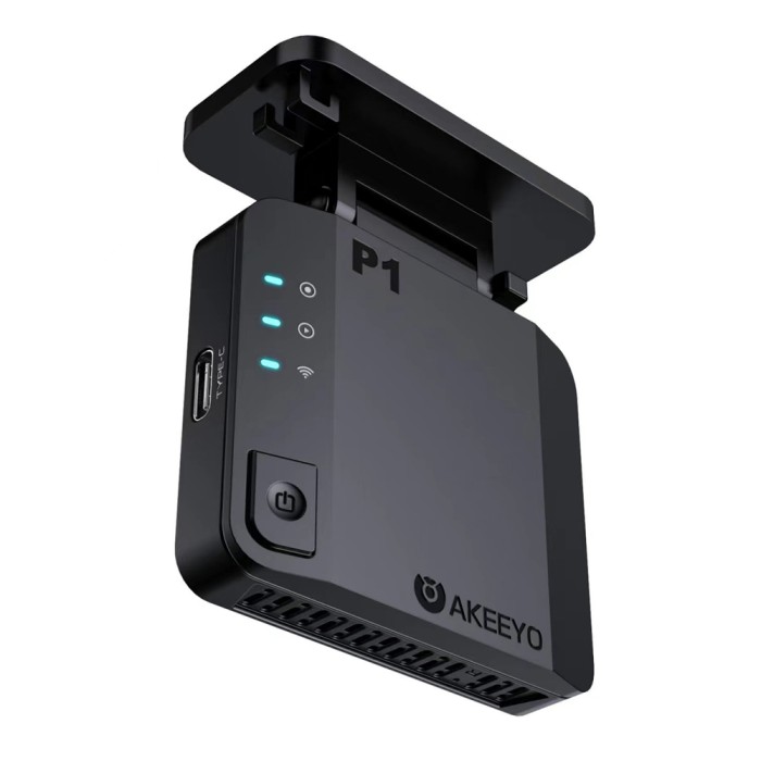 AKEEYO P1 car camera video recorder FullHD 30fps - black