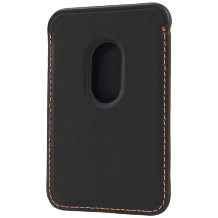 Lamborghini Urus D8 Genuine Leather MagSafe Magnetic Phone Wallet - Black and Red