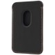 Lamborghini Urus D8 Genuine Leather MagSafe Magnetic Phone Wallet - Black and Red