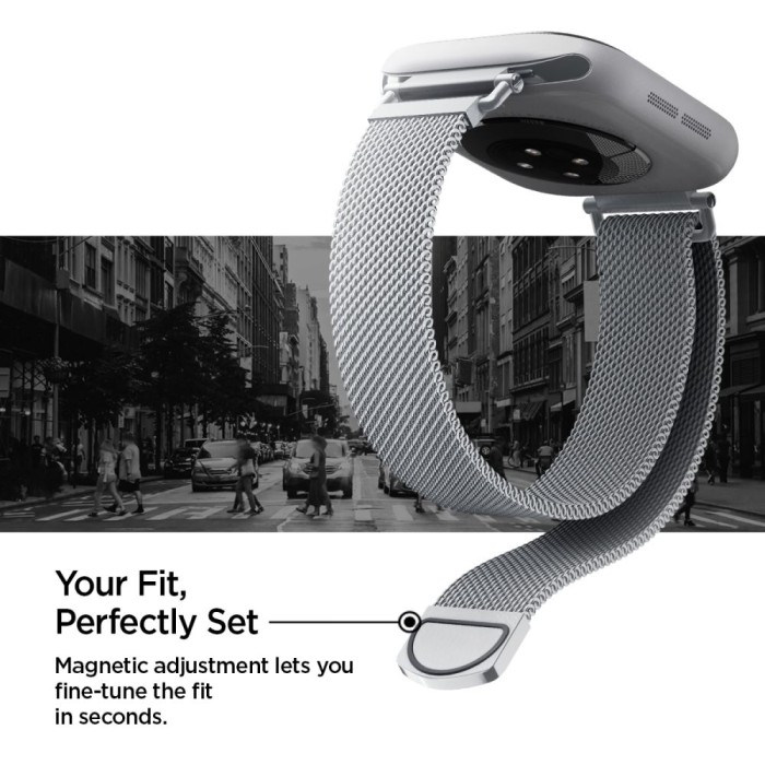 Spigen WBM4 Strap for Apple Watch (40 / 41 / 42 mm) - Silver