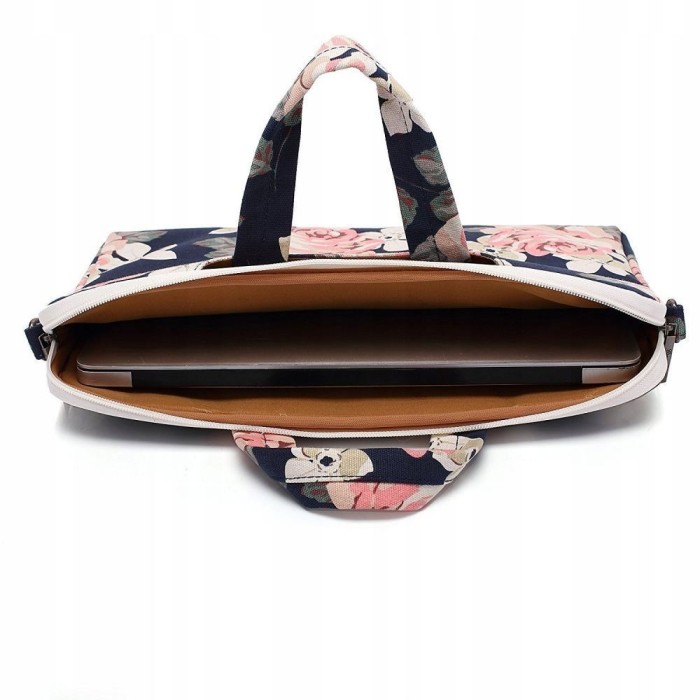 Canvaslife Briefcase Laptop Bag 15-16&amp;#39;&amp;#39; - Navy Blue/Pink