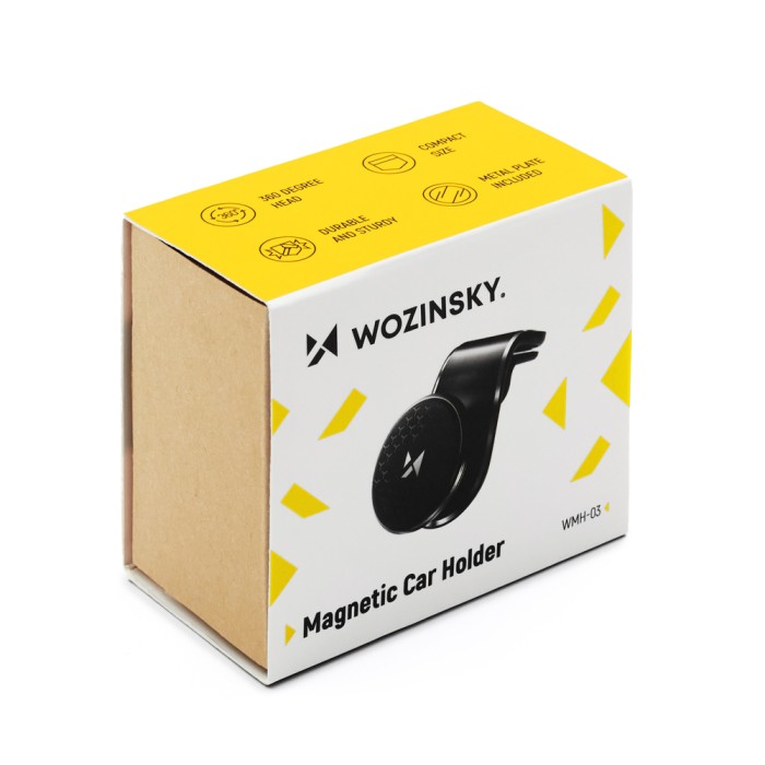 Wozinsky Magnetic Car Grille Mount 360 Black (WMH-03)