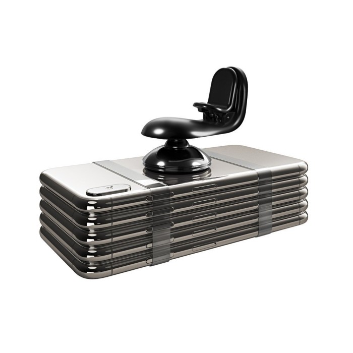 Wozinsky Magnetic Car Grille Mount 360 Black (WMH-03)