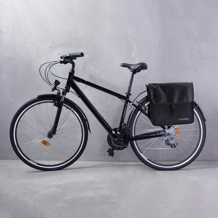 Wozinsky Double Bike Pannier for Trunk 28L Black (WBB34BK)