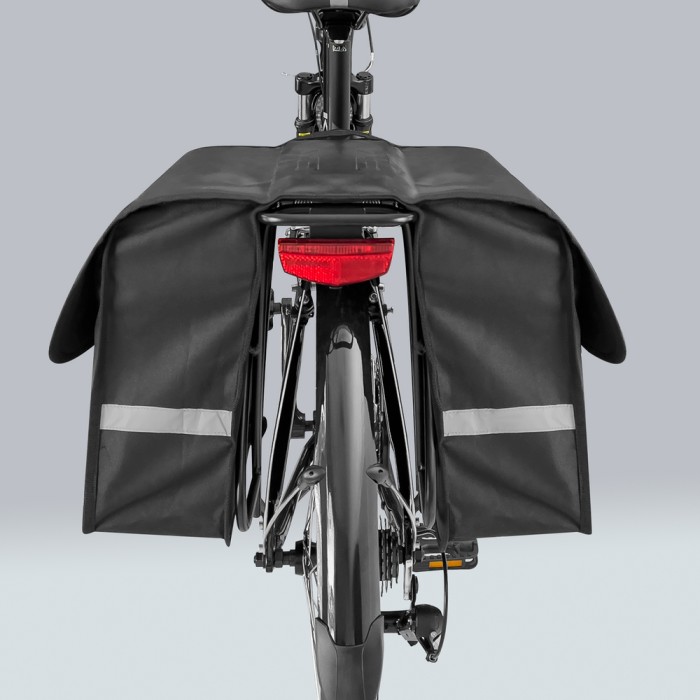 Wozinsky Double Bike Pannier for Trunk 28L Black (WBB34BK)